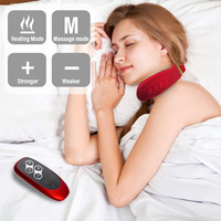 12 głowic masażer szyi elektryczny masaż odcinka szyjnego Pulse magnetoterapia gorący kompres ochraniacz szyi 15 biegów z pilotem 2